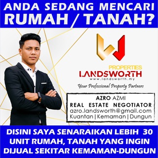 RUMAH/TANAH UNTUK DIJUAL KEMAMAN BY AZRO PROPERTY - Telegram Channel link